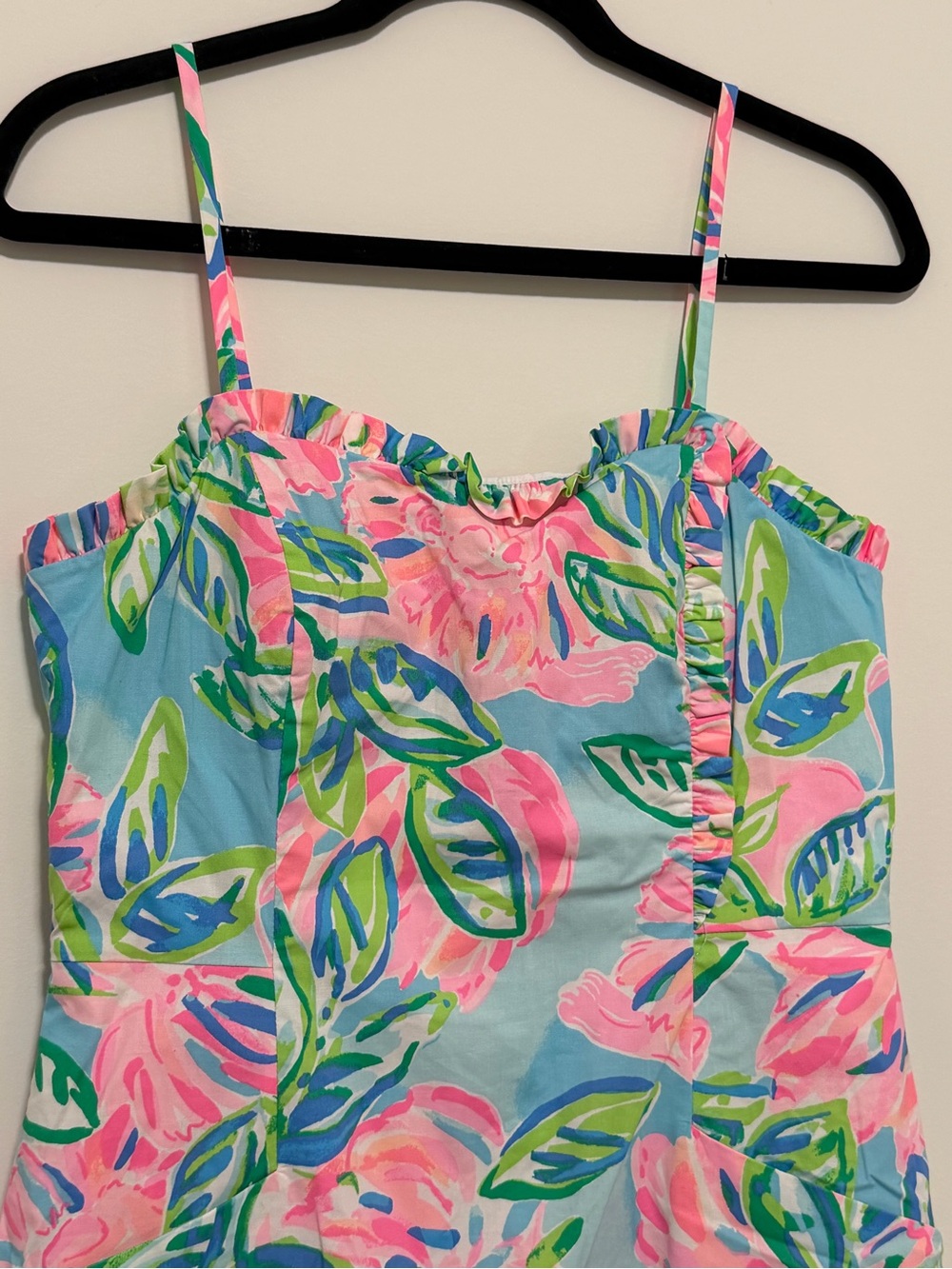 Lilly Pulitzer Size 6 Totally Blossom Brenda Stretch Mini Dress Preppy Resort - Picture 6 of 7